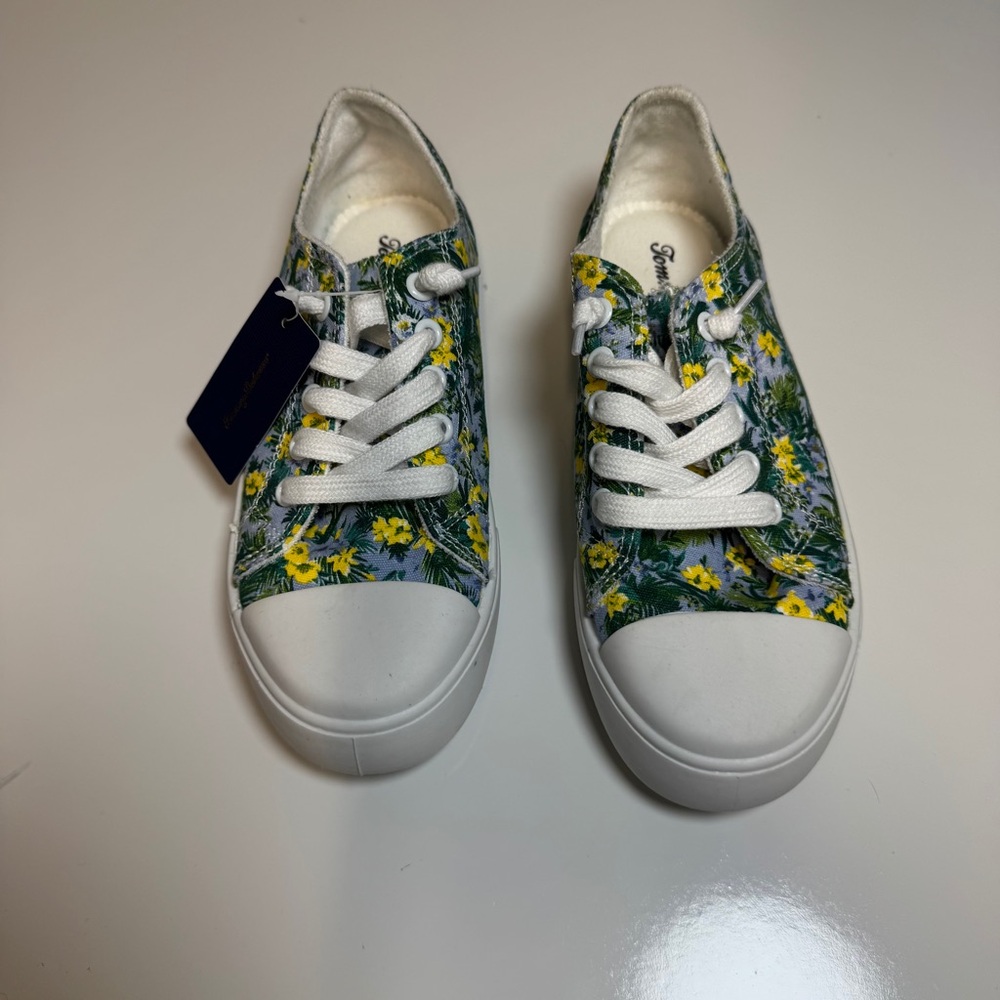 Tommy Bahama Floral Canvas Sneakers‎ COCO Style Size 6.5M NWT - Picture 5 of 13